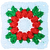 Christmas Crochet Flower Granny Square - The Secret Yarnery