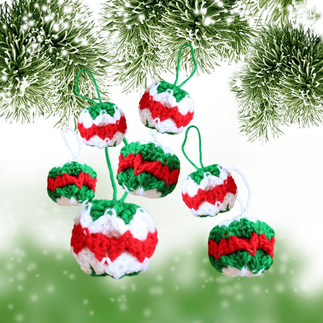 Christmas Crochet Ornaments - Easy Holiday Baubles