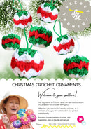 Christmas Crochet Ornaments - Easy Holiday Baubles.