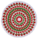 Christmas Mandala Crochet Placemat – Festive and Easy Pattern for Beginners.