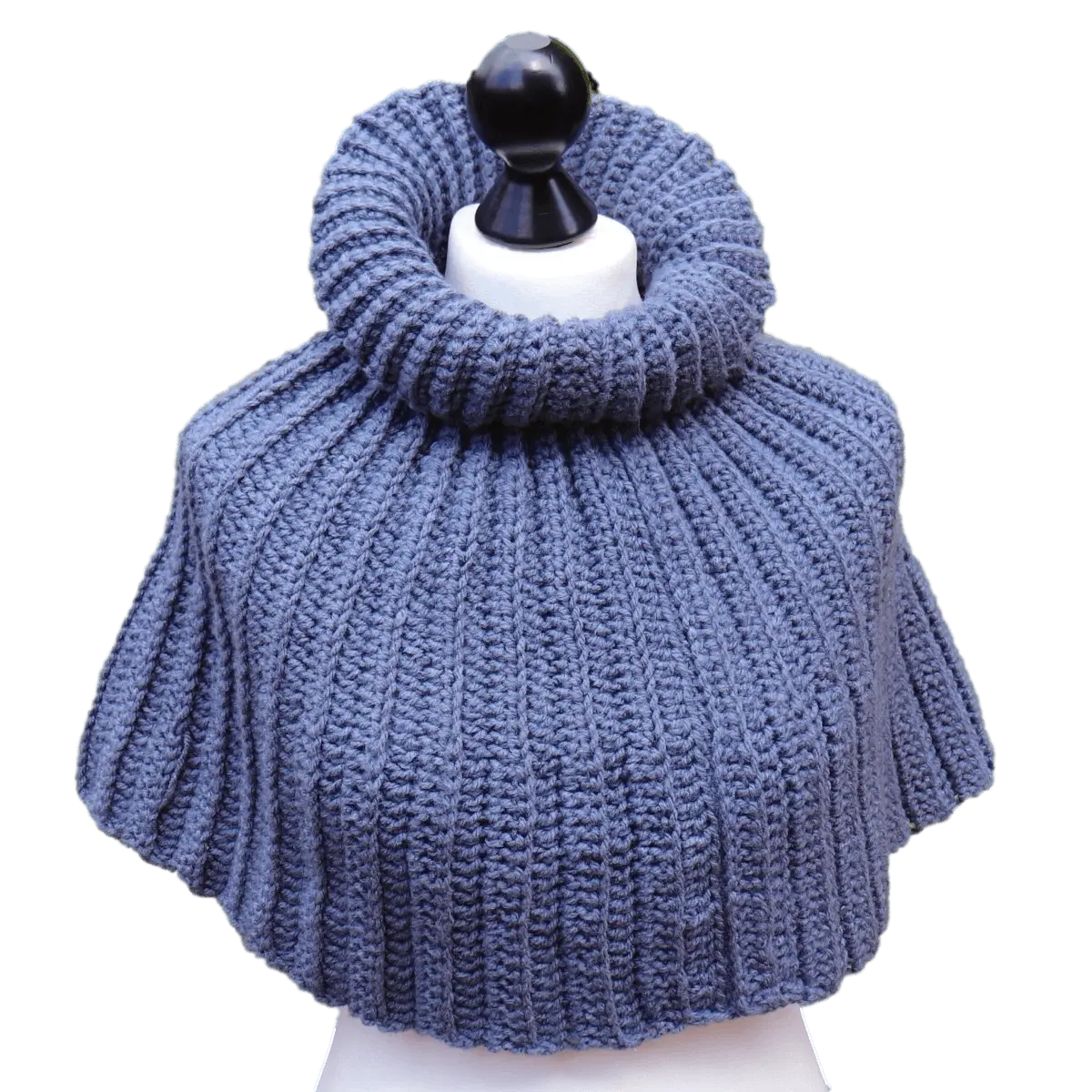 Convertible Cowl – Easy Crochet Pattern for a Cowl-to-Capelet