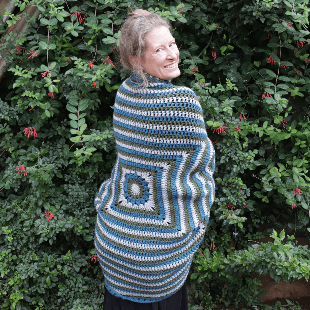 Cozy Cardi Easy Crochet Sweater - The Secret Yarnery