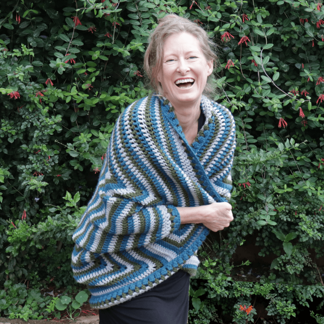 Cozy Cardi Easy Crochet Sweater - The Secret Yarnery