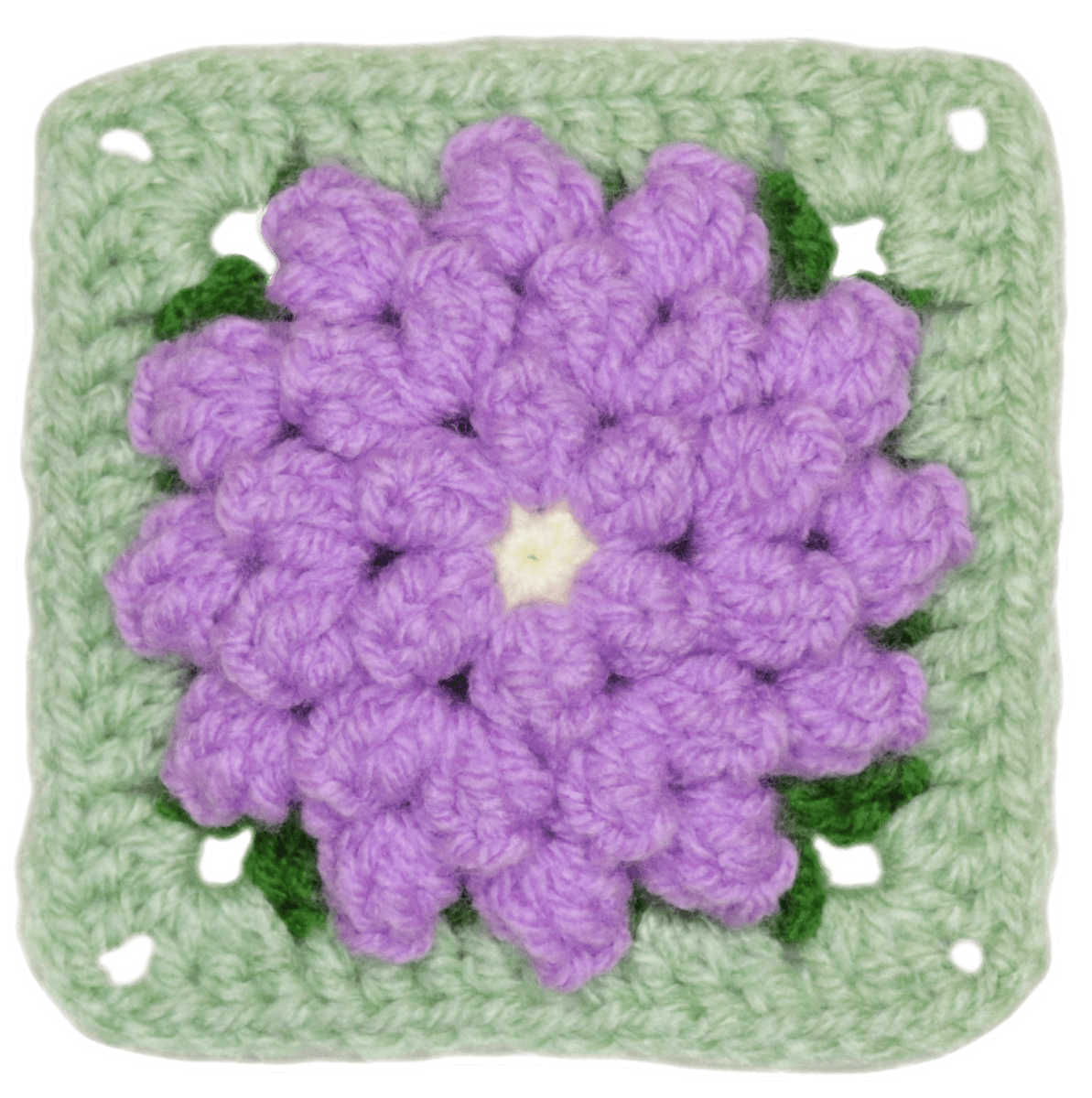 Zinnia Crochet Flower Granny Square – BloomScape CAL Block 3 Pattern