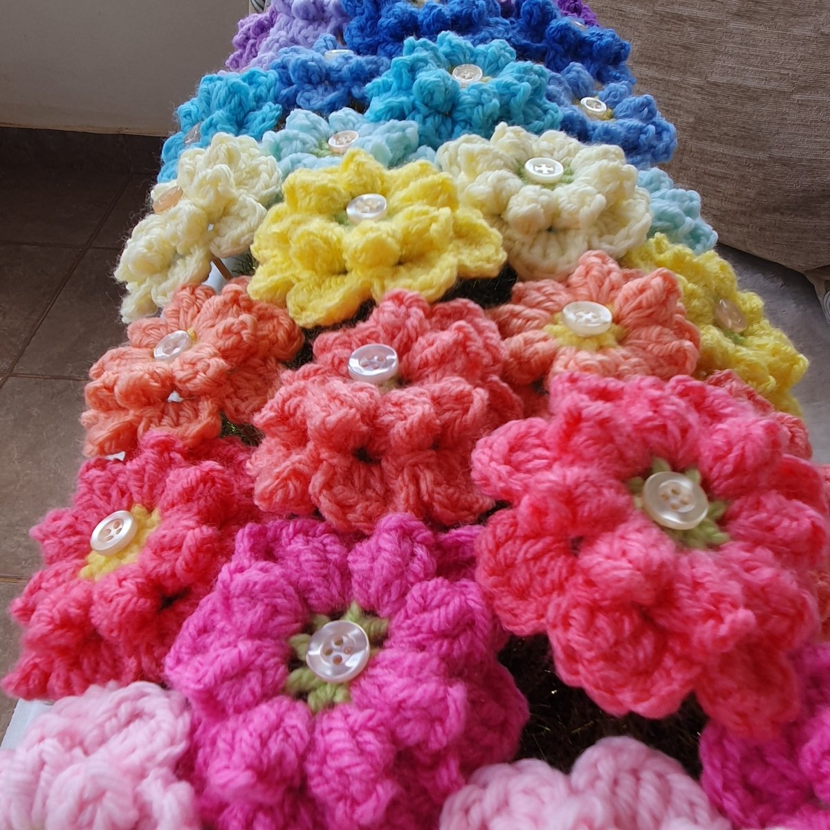 Crochet Flower Planter Box - The Secret Yarnery