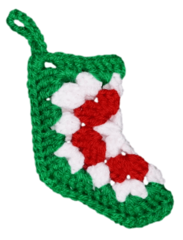 Crochet Gift Card Holder Stocking - The Secret Yarnery