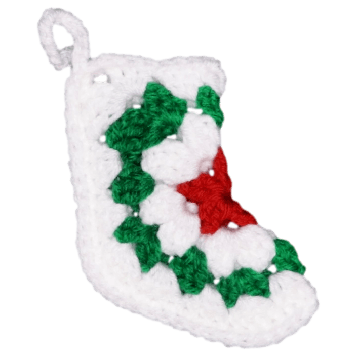 Vintage Crochet Pattern Funny His & Hers Christmas Stockings