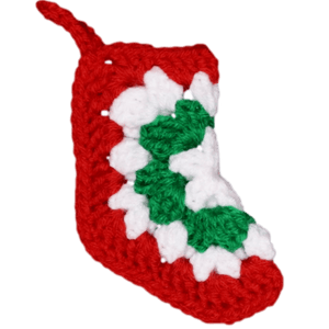 Crochet Gift Card Holder Stocking - The Secret Yarnery