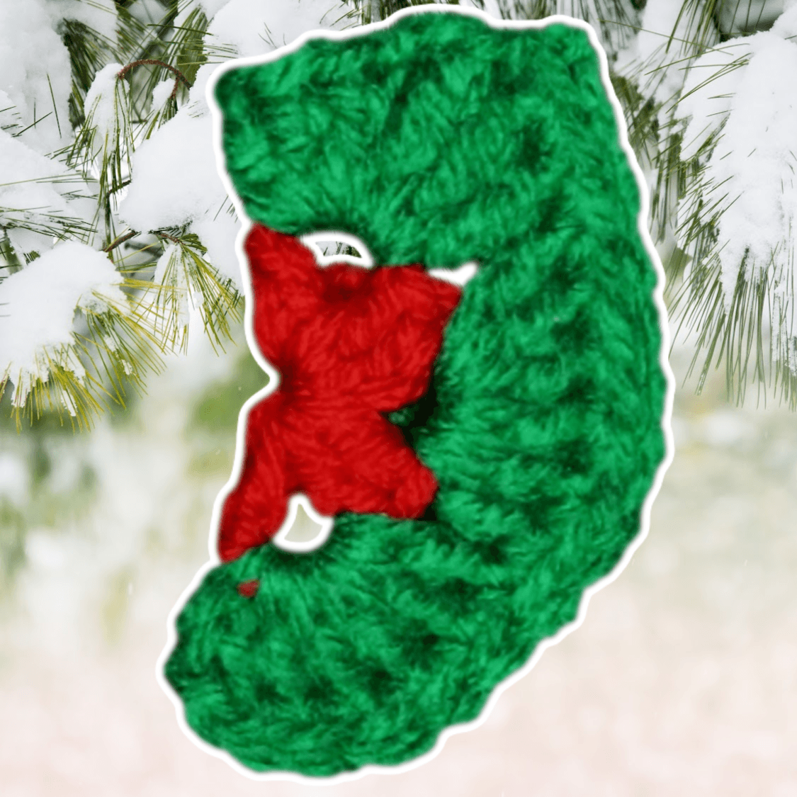 Easy Crochet Christmas Pickle - Easy to Follow Written Crochet Pattern -  Secret Yarnery