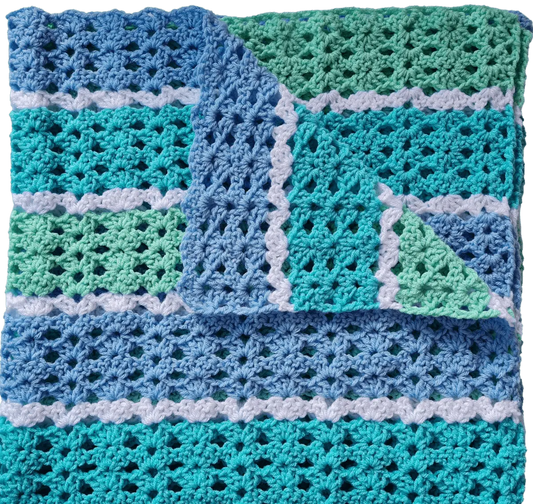 Dirty Granny Easy Crochet Baby Blanket – Cozy Pattern for Beginners.