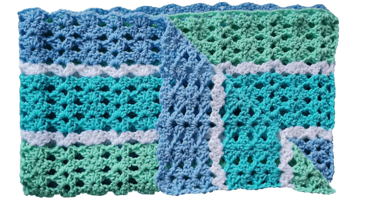 Dirty Granny Easy Crochet Baby Blanket – Cozy Pattern for Beginners.