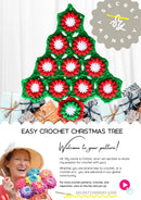 Easiest Crochet Christmas Tree – Perfect Wall Hanging for Small Spaces.