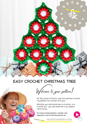 Easiest Crochet Christmas Tree - Secret Yarnery