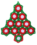 Easiest Crochet Christmas Tree – Perfect Wall Hanging for Small Spaces.