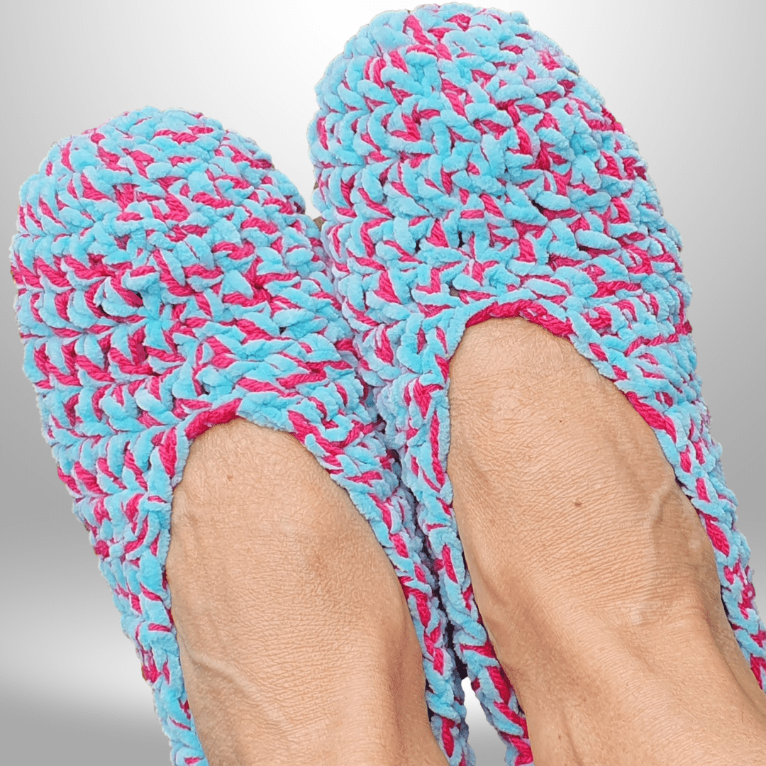 Easiest Crochet Slippers for Beginners.