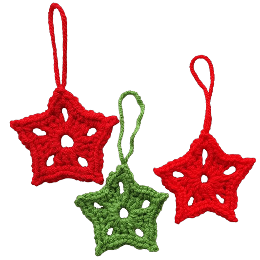 Easiest Crochet Star Christmas Ornament – Quick and Festive Pattern for Beginners.