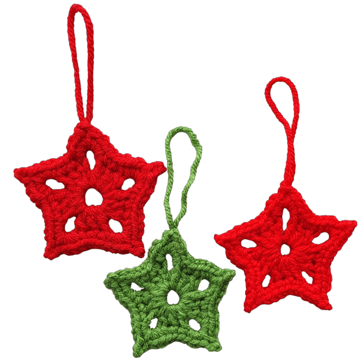 Easiest Crochet Star Christmas Ornament - The Secret Yarnery