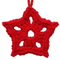 Easiest Crochet Star Christmas Ornament – Quick and Festive Pattern for Beginners.