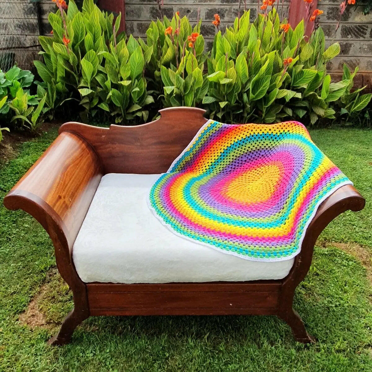 Easy Round Granny Square Blanket – Simple Crochet Pattern for Beginners