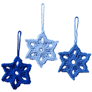 Easy 6 Pointed Star Crochet Ornaments - The Secret Yarnery