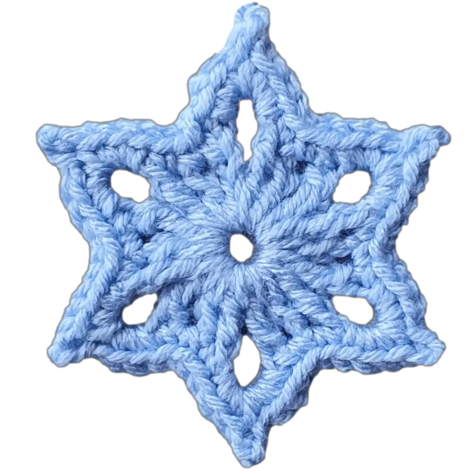 Easy 6 Pointed Star Crochet Ornaments – Fast Hanukkah Decorations.