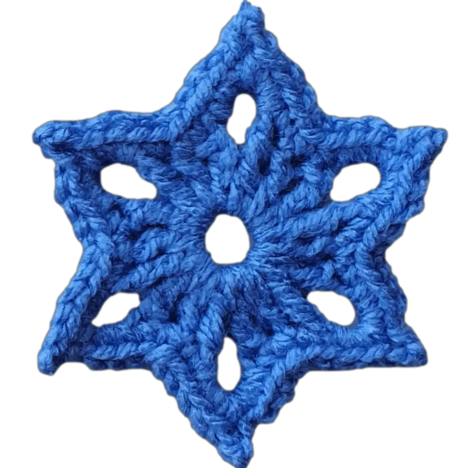 Easy 6 Pointed Star Crochet Ornaments – Fast Hanukkah Decorations.