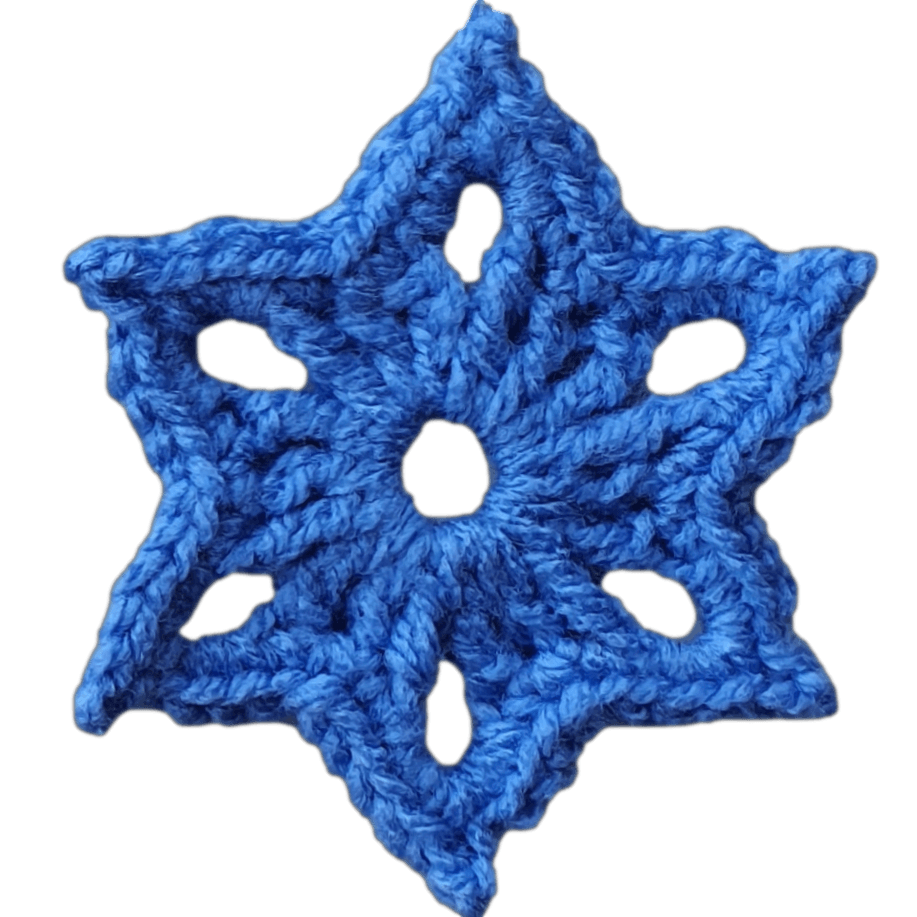 Easy 6 Pointed Star Crochet Ornaments - The Secret Yarnery