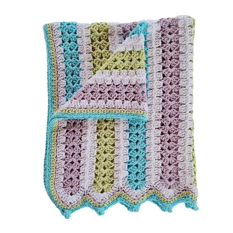 Easy Breezy Mile A Minute Baby Blanket – Quick Crochet Pattern.