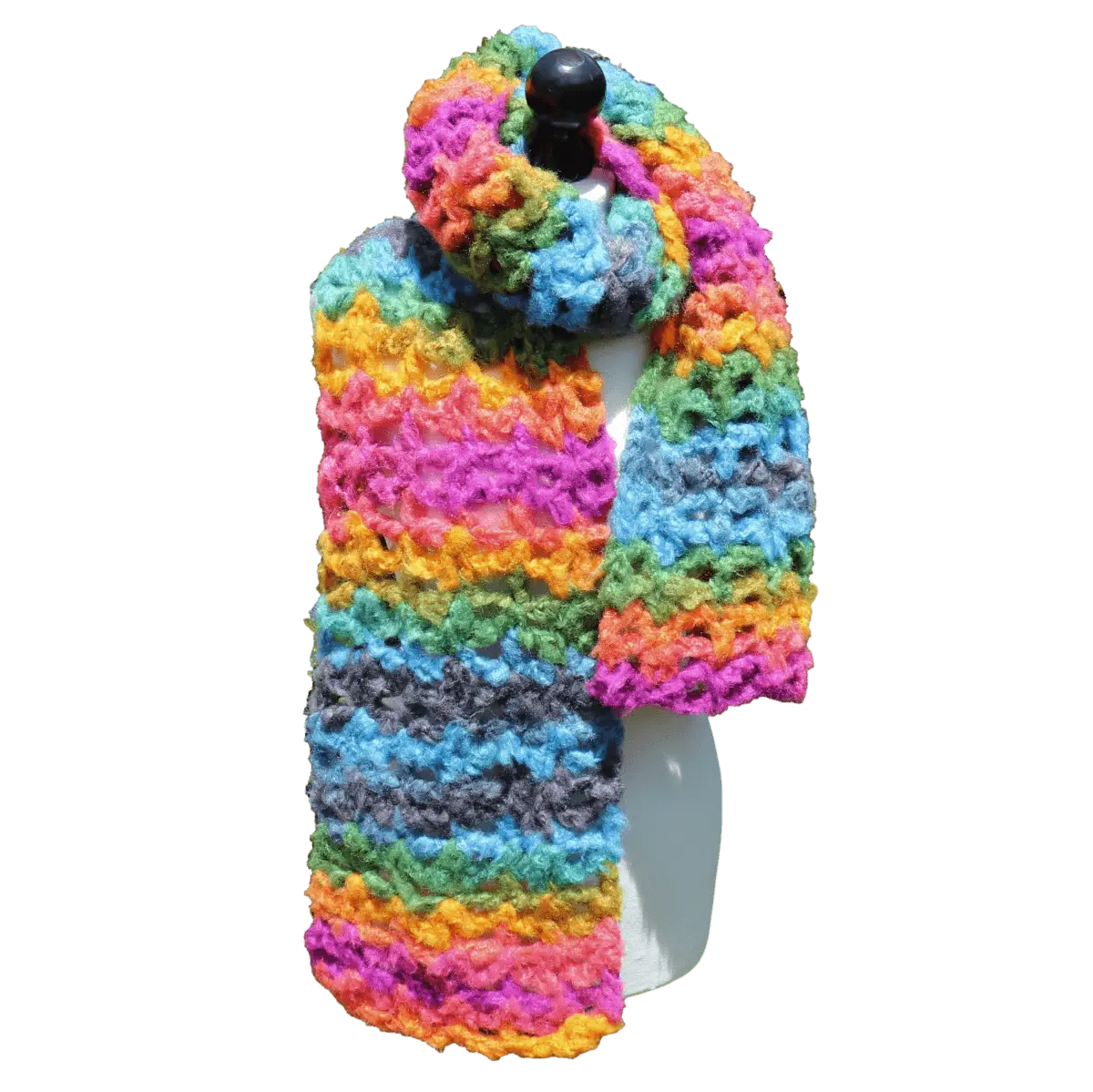 Easy Crochet Scarf with Bulky Yarn – Cozy and Quick Pattern for Beginners