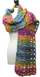 Easy Crochet Scarf with Bulky Yarn – Cozy and Quick Pattern for Beginners.