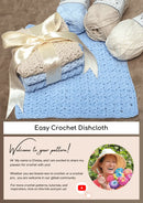 Easy Crochet Dishcloth Pattern.