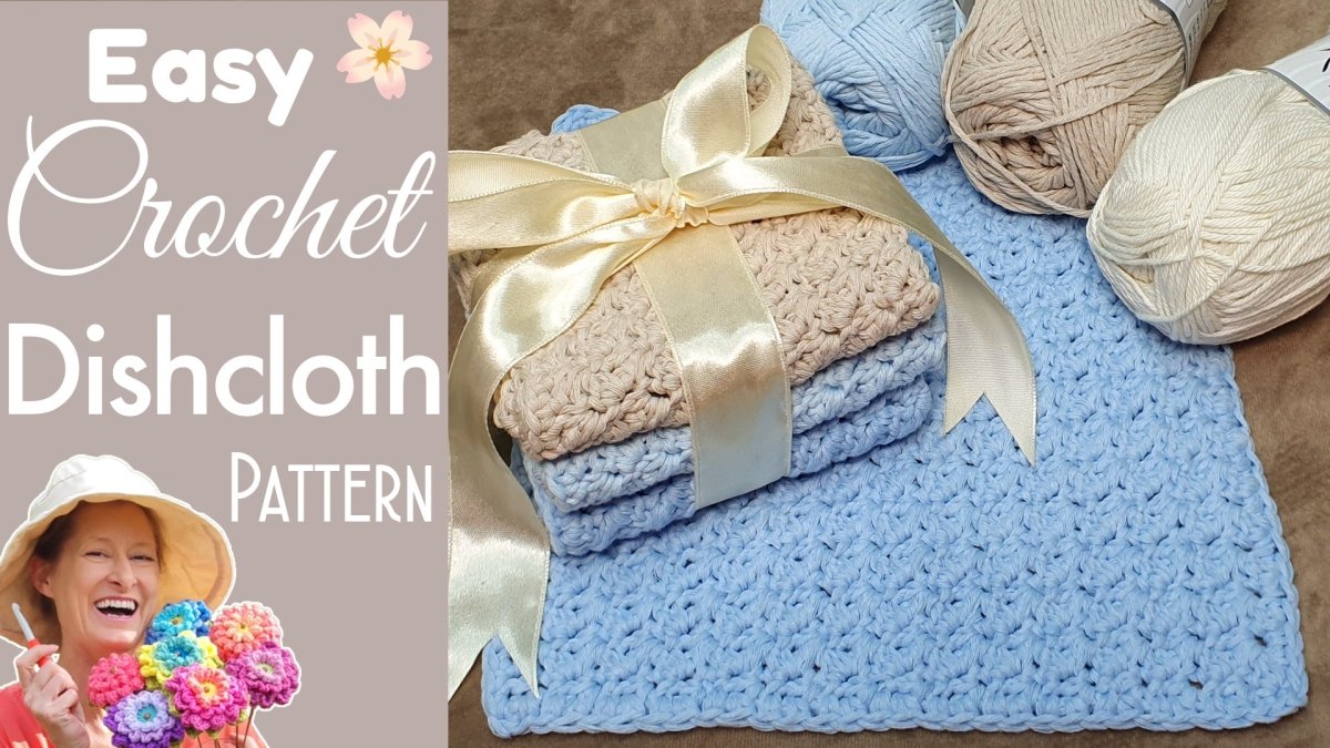 Learn-a-Stitch Crochet Dishcloths - Pattern - Electronic Download