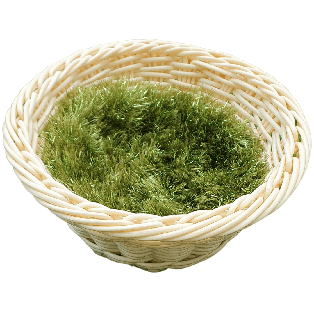 Easy Crochet Easter Basket Grass.