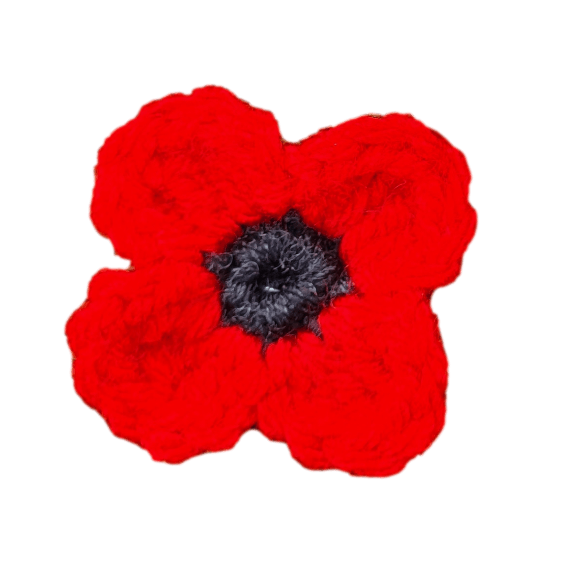 Easy Crochet Poppy Pin – Simple and Meaningful Pattern for Remembrance.