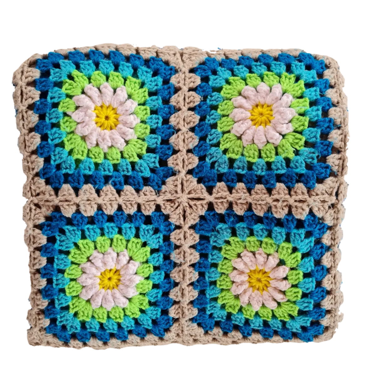 Easy Crochet Daisy Granny Square – Beginner-Friendly Pattern