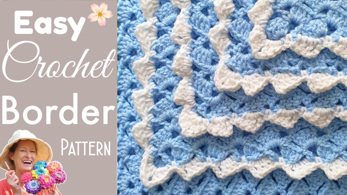 Easy Drunken Granny Crochet Border - The Secret Yarnery