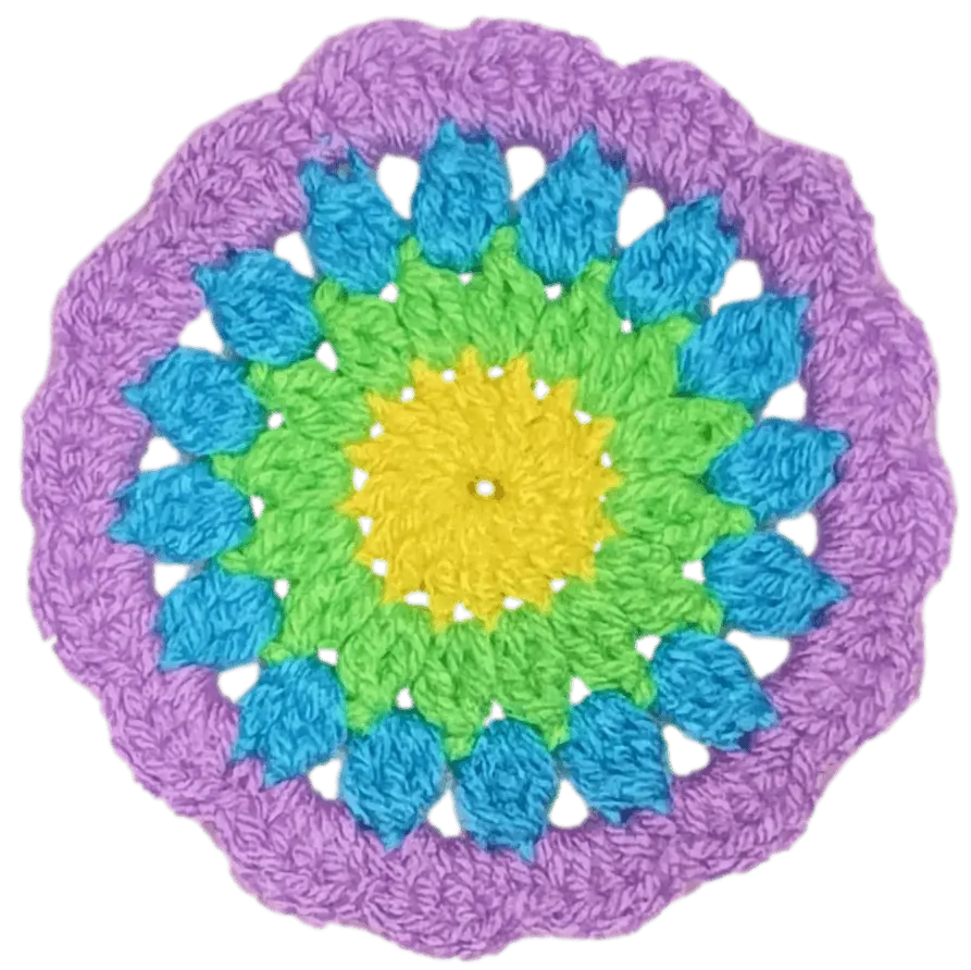 Easy Flower Crochet Coasters – Two Sizes for a Perfect Table Setting.