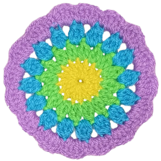 Easy Flower Crochet Coasters – Two Sizes for a Perfect Table Setting.