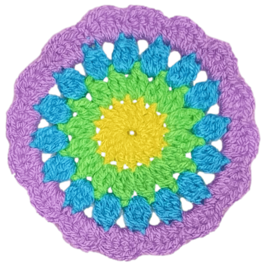 Easy Flower Crochet Coasters - 2 Sizes - The Secret Yarnery