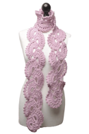 Easy Oyster Shell Crochet Scarf – Beginner-Friendly Pattern with Elegant Texture.