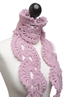 Easy Oyster Shell Crochet Scarf – Beginner-Friendly Pattern with Elegant Texture.