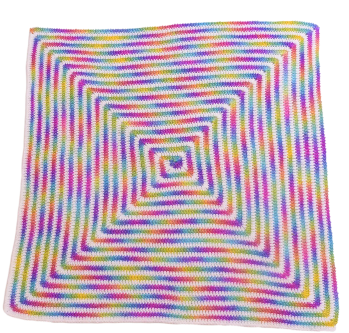 Easy Spiral Granny Square Blanket – Modern Crochet Pattern for Beginners