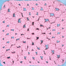 Easy Treasure Map Popcorn Granny Square - Easy to Follow Written Crochet Pattern.