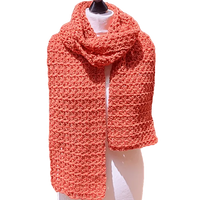 Easy V-Stitch Scarf – Beginner Crochet Pattern for a Stylish Accessory.