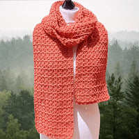 Easy V-Stitch Scarf – Beginner Crochet Pattern for a Stylish Accessory.