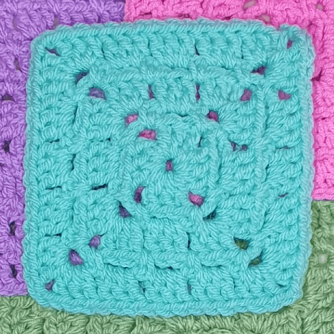 Modern English Garden Granny Square – Stylish Crochet Pattern.