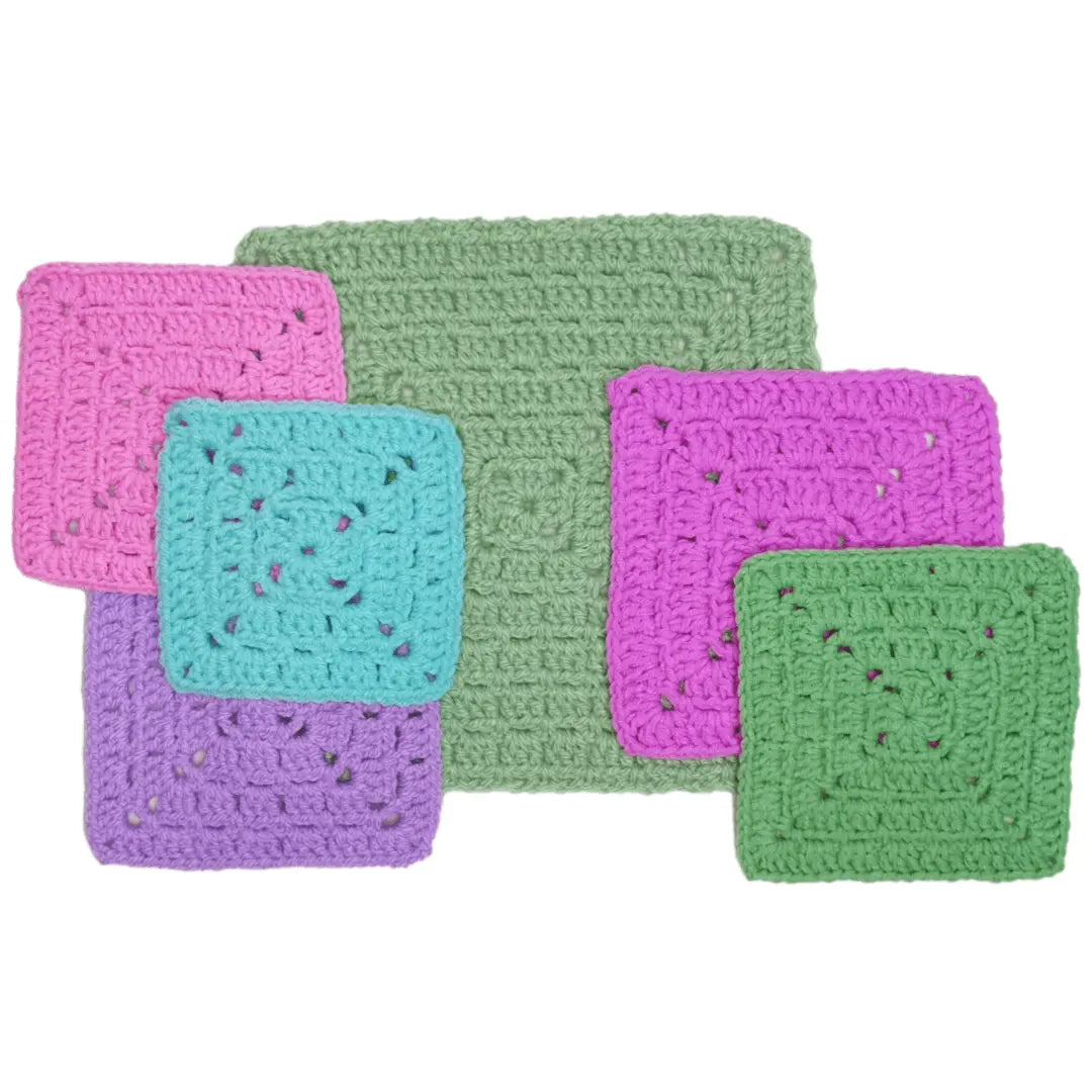 Modern English Garden Granny Square – Stylish Crochet Pattern.