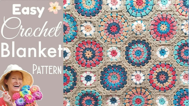 Frankly Circles Crochet Blanket - Secret Yarnery