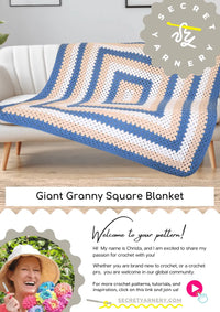 Giant Granny Square Blanket.