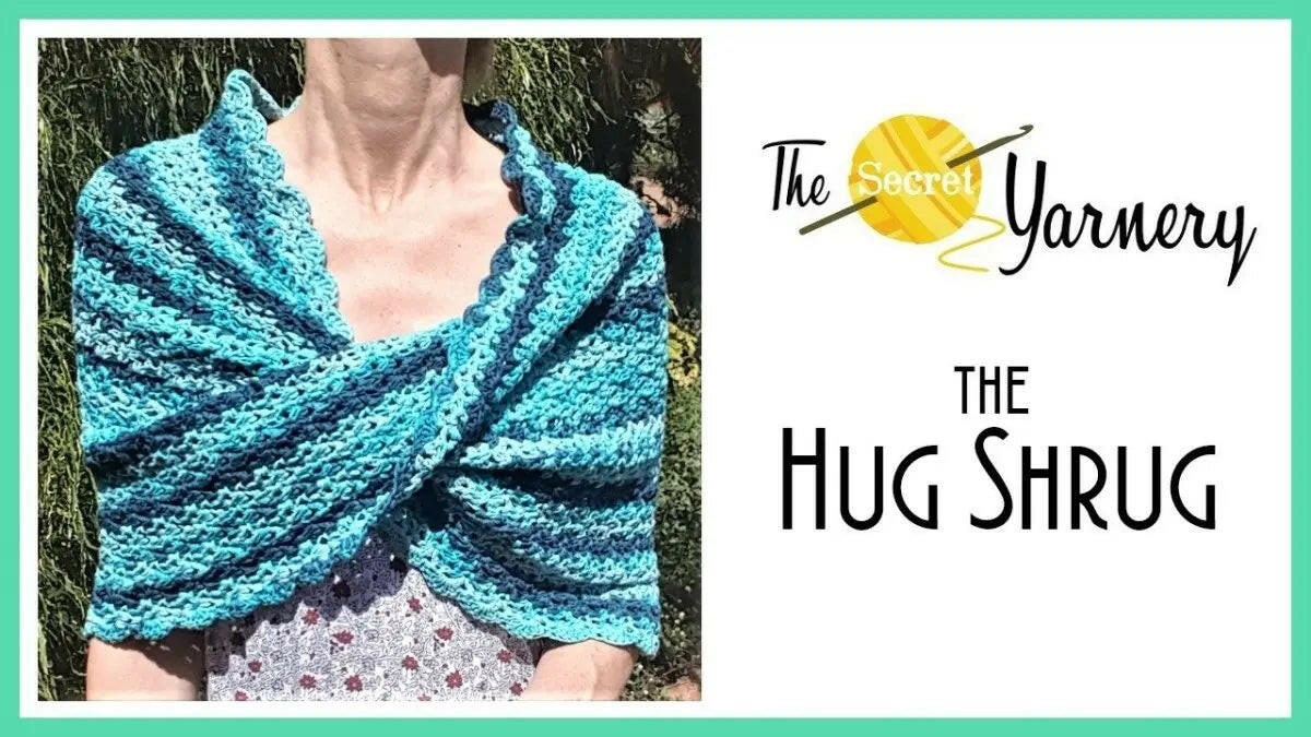 Hug Shrug – Easy Crochet Wrap Pattern for Cozy Comfort.